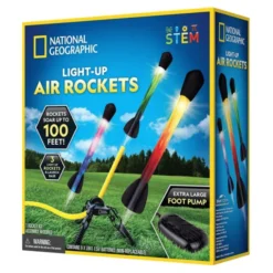 Air Rockets med LED-lys, 3 stk
