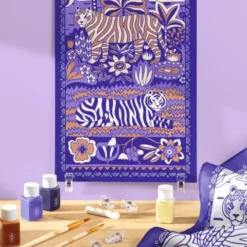 Atelier 10 - Silkemaling (tigre)