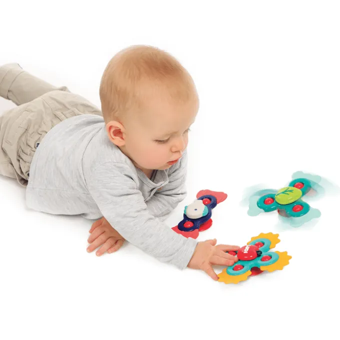 Baby Spinners m. sugekopp, 3 stk
