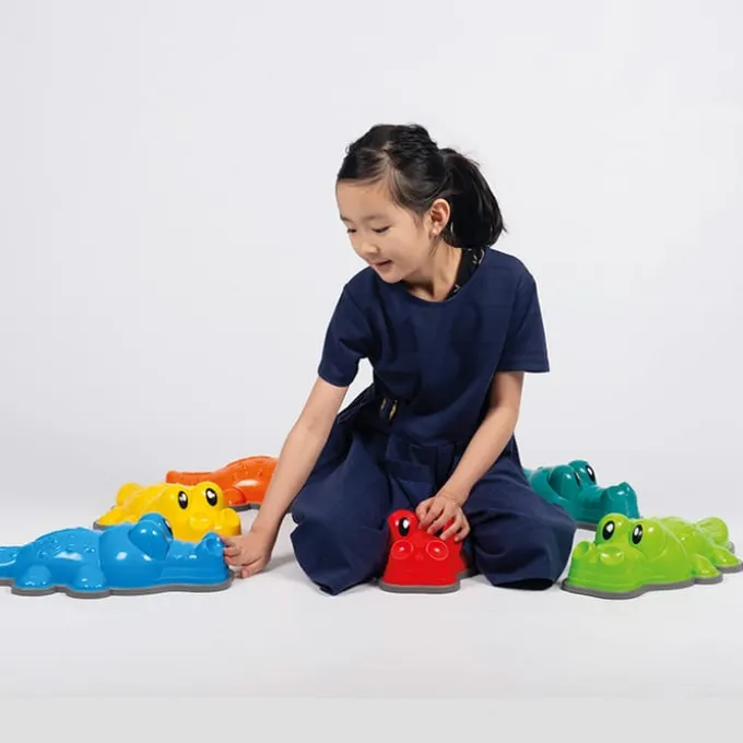 Balansekrokodiller, 6 stk