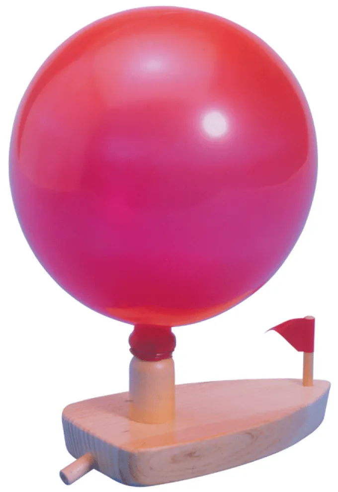 Ballongbåt i tre