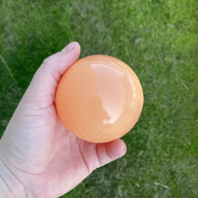 Bollbasseng baller Ø7 cm - Oransje, 100 stk