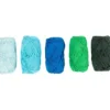 Bomullsgarn - Blå og grønn, 5 x 50 meter