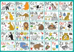 Bordbrikke - ABC (engelsk)