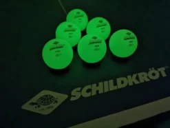 Bordtennisballer Poly 40+, Glow 6 stk. - Ø4 cm