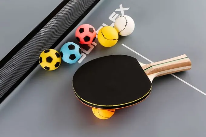 Bordtennisballer Sport, 6 stk. - Ø 4 cm.