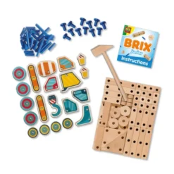 BRIX junior - Arbeidskjøretøy, 114 deler