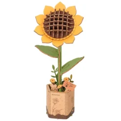 Bygg-en-blomst - Solsikke