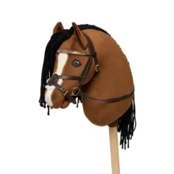 Cheval Roi tilbehør - Tøyle, kryssnesereim, brun