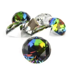 Diamanter Ø3 cm. - Regnbue - 12 stk