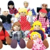 Dukker 12,5 cm - A: 12 familiemedlemmer