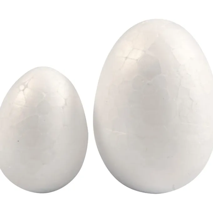 Egg i styropor - 6 stk. små/4 stk. store
