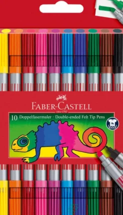 Faber Castell Tusjer dobbelt 10 stk.