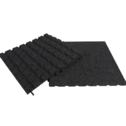 Fallunderlag 50x50 cm / 30 mm - Svart (off. bruk)