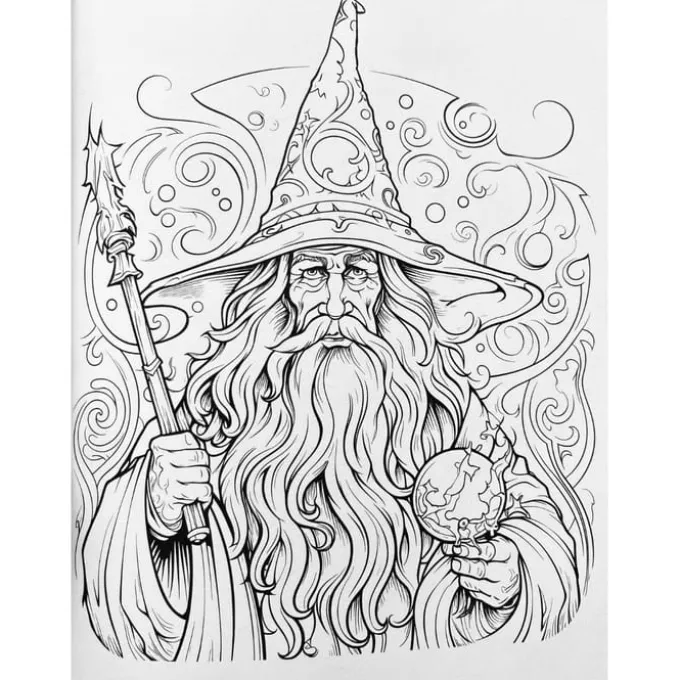 Fantasy malebok