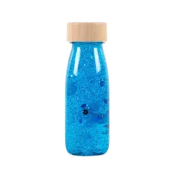 Fascinasjonsflaske - Blå glitter