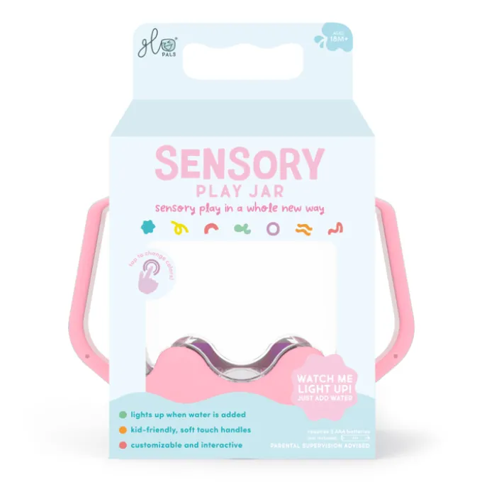 Fascinasjonskrukke med lys - Rosa