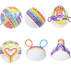 Fidget-sanseball Ø11 cm - Hvit