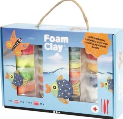 Foam Clay i gaveeske, 28 bøtter + verktøy