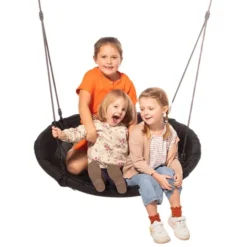 Fugleredehuske Ø100 cm cm - Svart (svart tau)