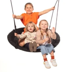 Fugleredehuske Ø100 cm cm - Svart (svart tau)