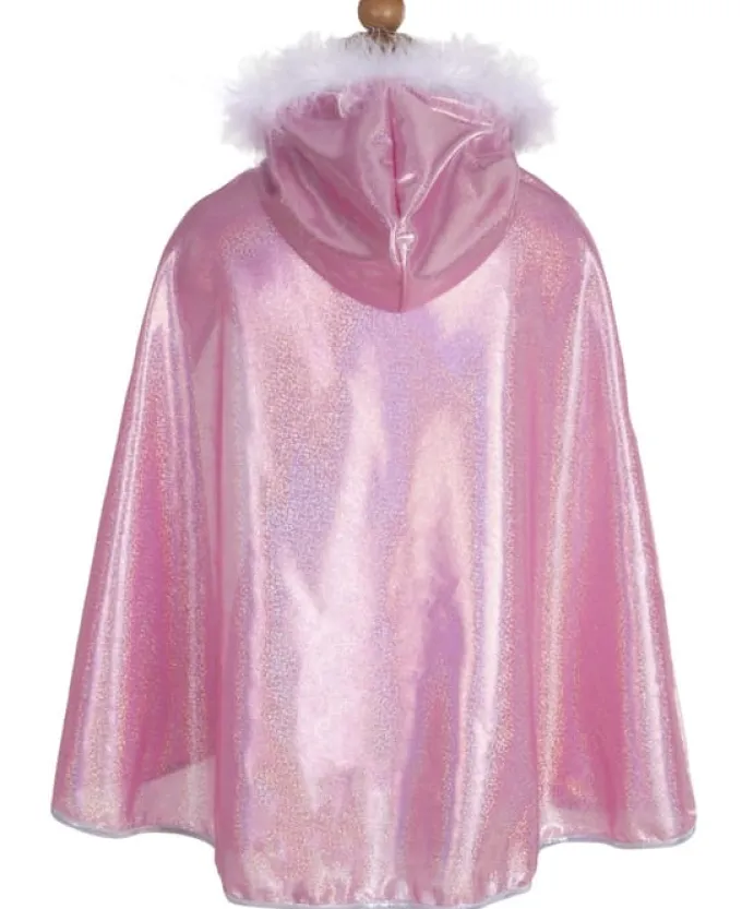 Glitterkappe med pelskant, str. 4-7 år