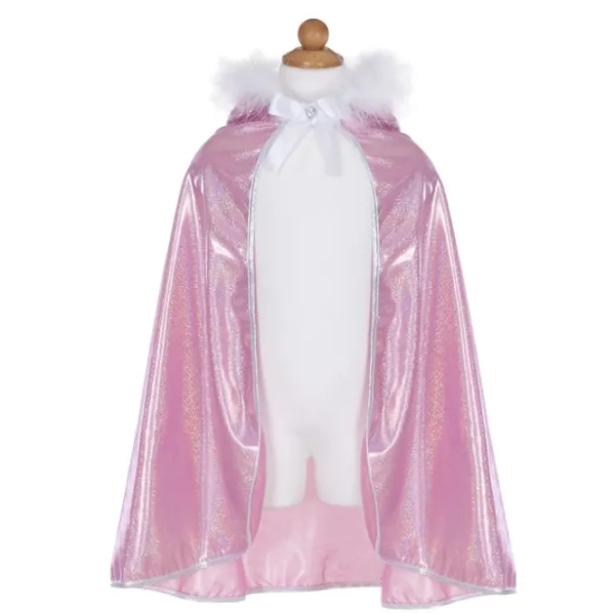 Glitterkappe med pelskant, str. 4-7 år
