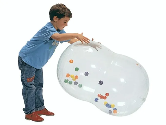 Gymnastikkball Rulle 55cm transparant