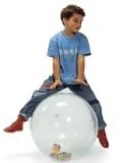Gymnastikkball Rulle 55cm transparant