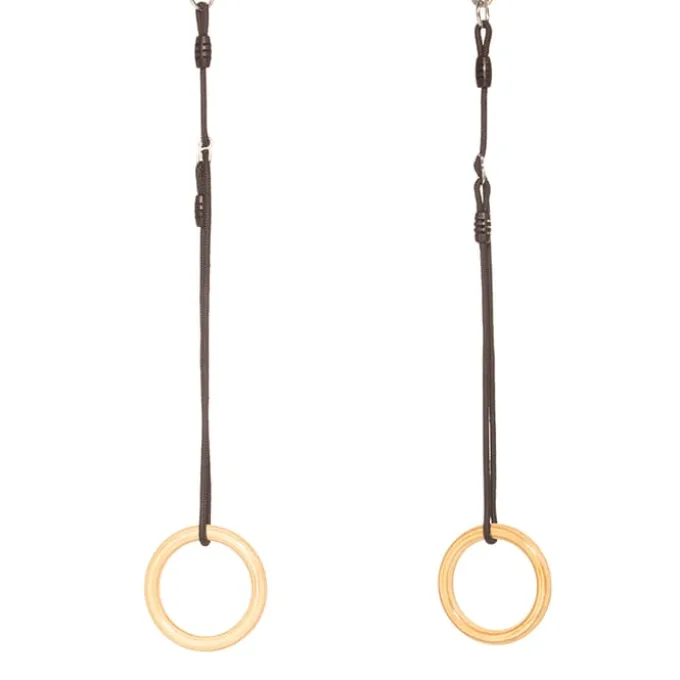 Gymnastikkringer Ø14,5 cm (svart tau)