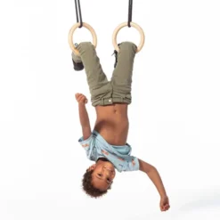 Gymnastikkringer Ø14,5 cm (svart tau)