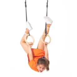 Gymnastikkringer Ø14,5 cm (svart tau)