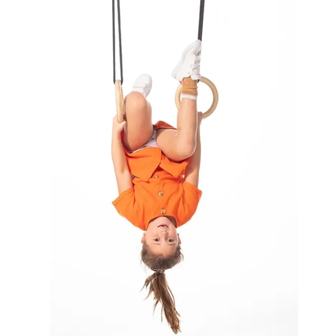 Gymnastikkringer Ø14,5 cm (svart tau)