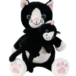 Hånd- & fingerdukke - Kattemamma med kattunge