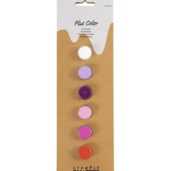 Hobbymaling - Lilla/rosa, 6 x 5 ml