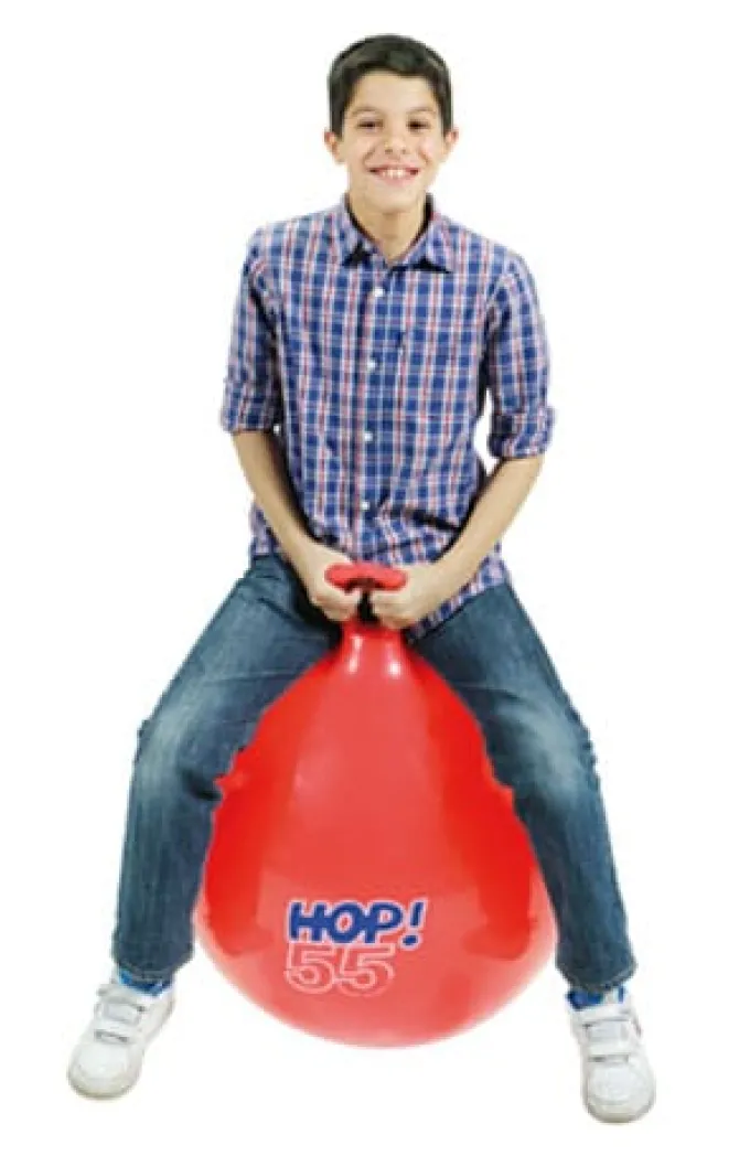 Hoppeball 55cm rød