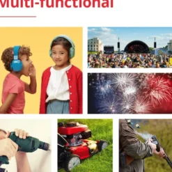 Hørselsvern Muffy Kids 5-12 år - Grønn