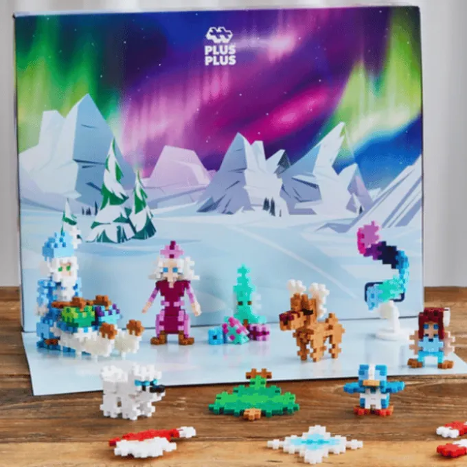 Julekalender "Nordlys" - Plus-Plus, 639 stk.