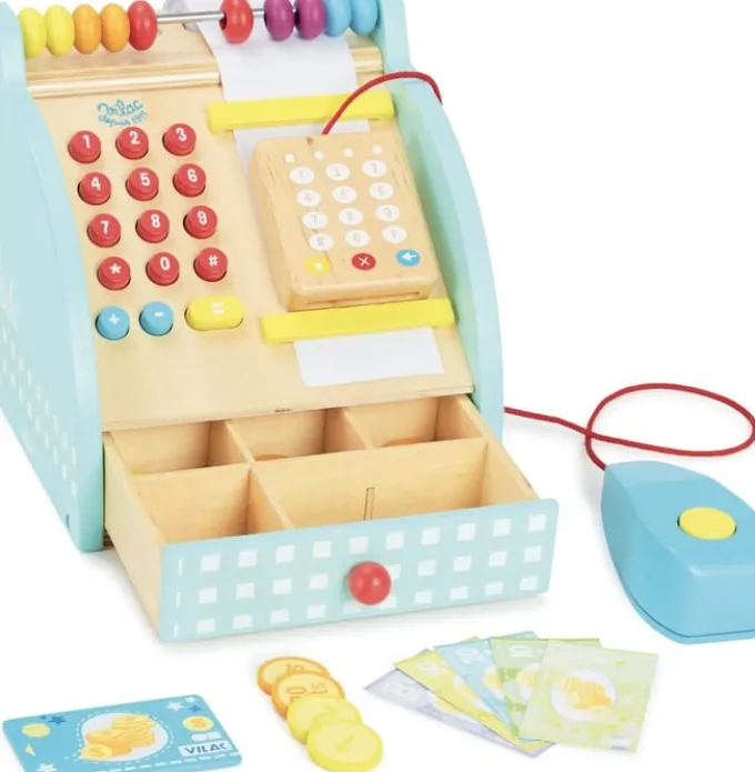 Kasseapparat i tre - 25 deler