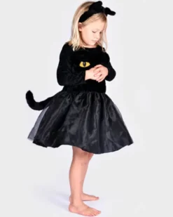Kattekjole- og ører, str. 4-6 år