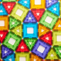 KinderMag Polydron | Gjennomsiktig | 96 stk.