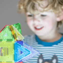 KinderMag Polydron | Gjennomsiktig | 48 stk.