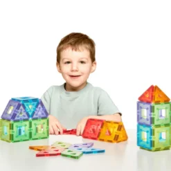 KinderMag Polydron | Gjennomsiktig | 48 stk.