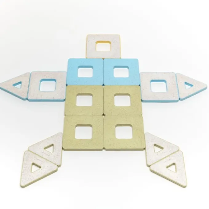 KinderMag Polydron | Startsett | 48 deler
