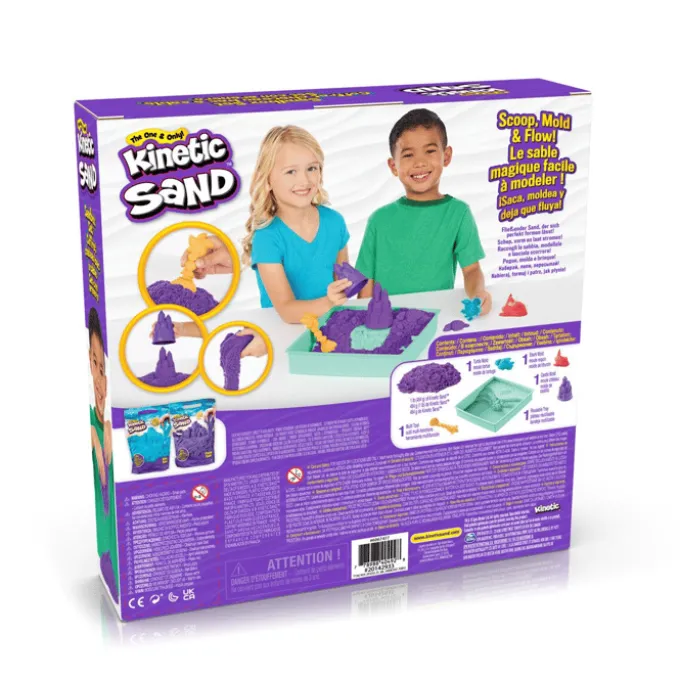Kinetic Sand® - Sandboks lilla, 454 gram