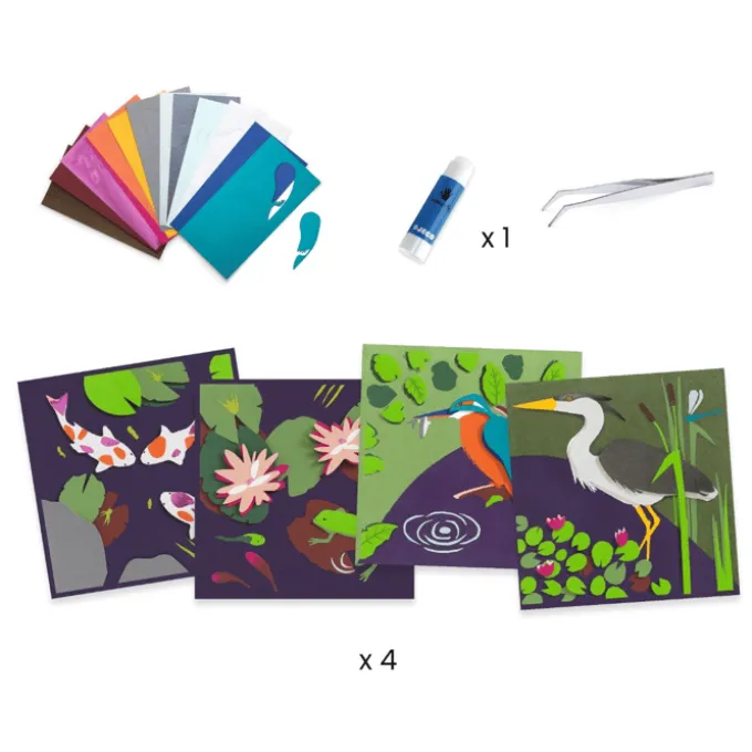 Kreativ boks - 3D-bilder, Ved vannet