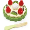 Lekemat - Kake med jordbær og kiwi