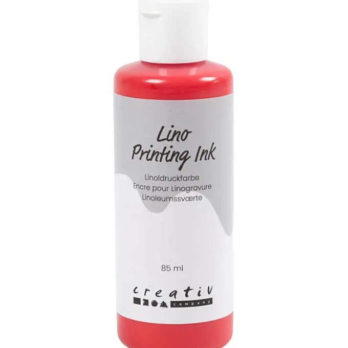 Linoleumsmaling 85 ml. - Rød