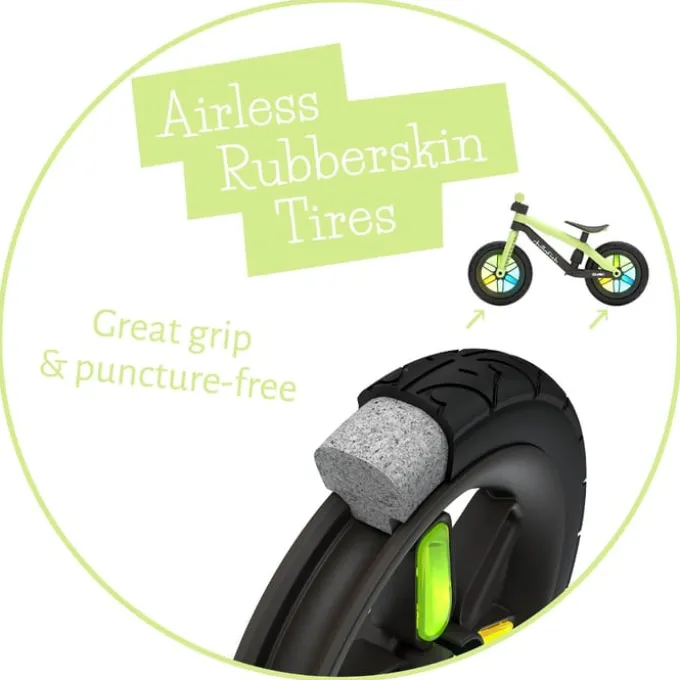 Løpesykkel BMXie GLOW - Pistacie (2-5 år)