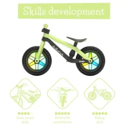 Løpesykkel BMXie GLOW - Pistacie (2-5 år)